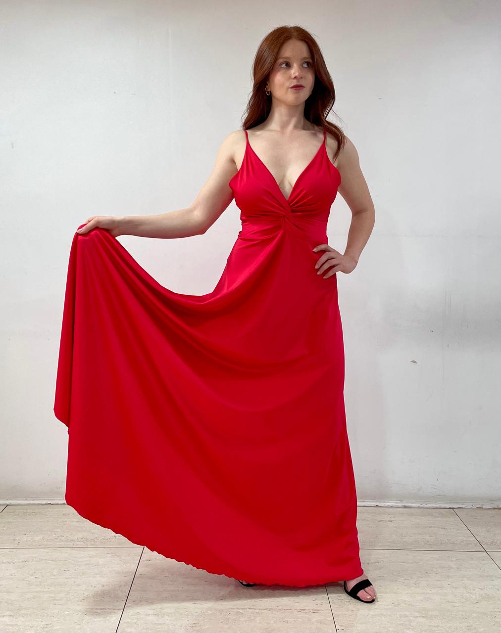 VESTIDO ÁNGEL ROJO