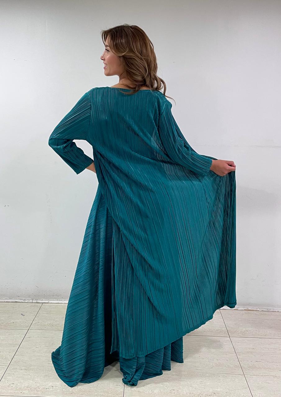 KIMONO VERDE AZULADO