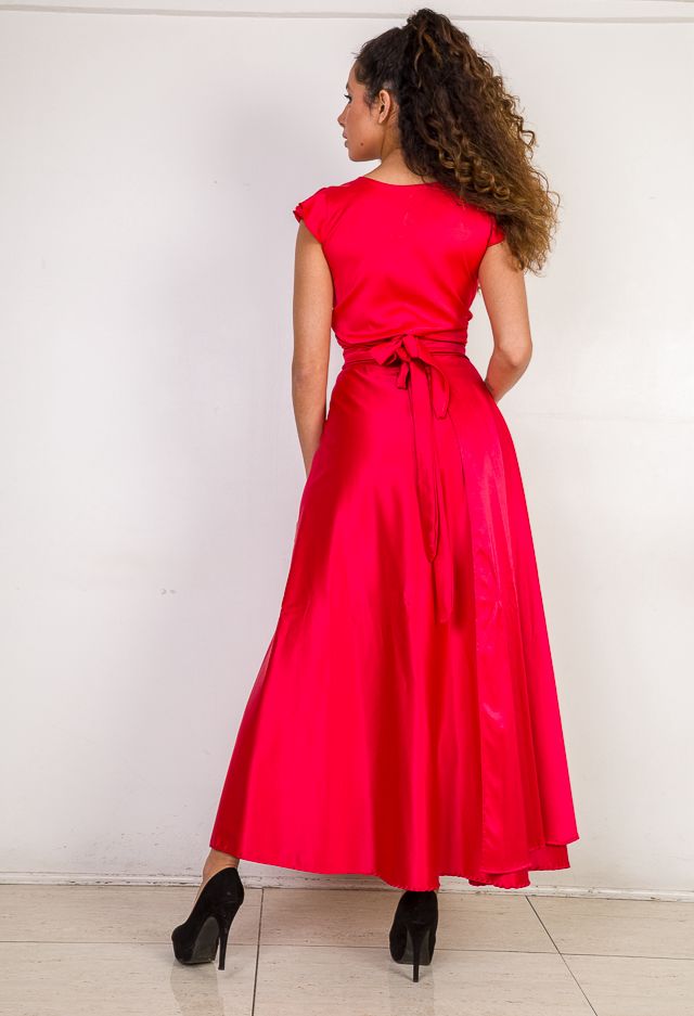 FALDA ENVOLVENTE ROJA